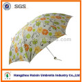 Guarda-chuva de dobramento relativo à promoção de HangZhou com impressão da flor